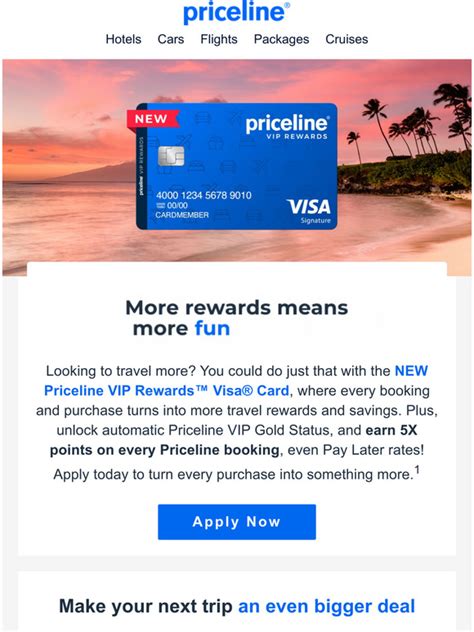 priceline visa rewards card